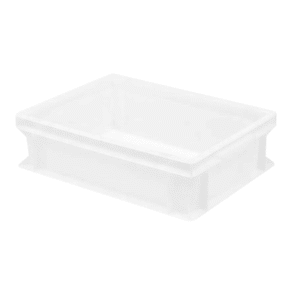 Pizza box za vzhajanje testa bele barve dimenzij 40x30x12cm na beli podlagi